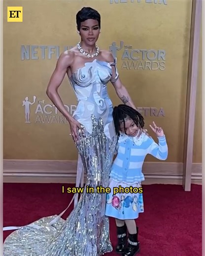 We'll never get over how adorable Rue Rose was on the red carpet!⁠ ⁠ Teyana Taylor's 5-year-old daughter stole the spotlight — and the mic 🎤 — during our interview with her mama at the Actor Awards. And when Rue asks, "Can I sing you guys a song?" obviously our answer is, YES! 👏⁠ ⁠ Now the big question: Will Rue be taking requests on the Oscars red carpet? | Entertainment Tonight