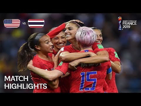 USA v Thailand | FIFA Women’s World Cup France 2019 | Match Highlights