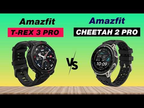 Amazfit Cheetah 2 Pro vs Amazfit T-Rex 3 Pro