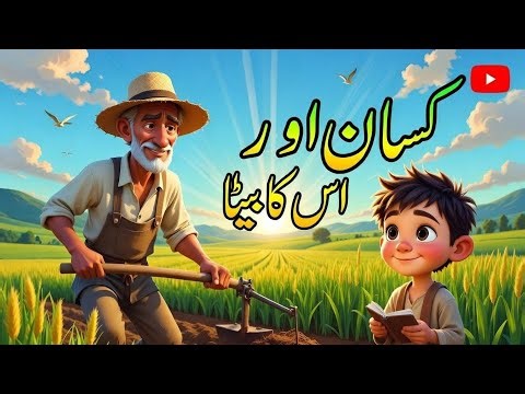 Farmer & Son Animated Story | Moral Story in Urdu