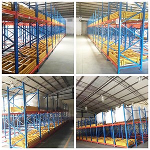 [Hot Item] Industrial Push Back Racking Logistic Equipment Manufacturing Warehouse Racking