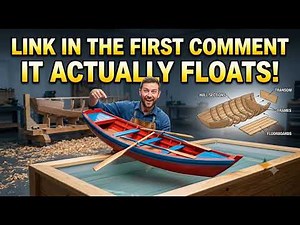 Build a Traditional Sampan from Scratch Step by Step with Plans