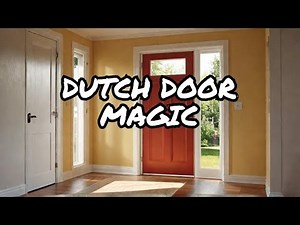 Transform Your Door into a Dutch Door in Minutes! 🚪✨