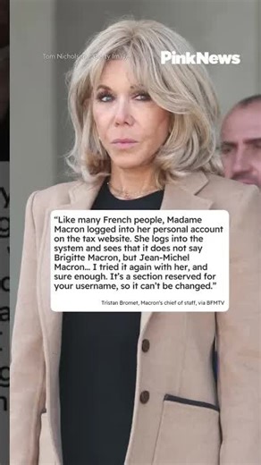French First Lady Brigitte Macron’s personal tax records were hacked and altered to falsely identify