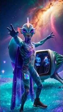 Mr. Alien Lands on Earth! 👽 First Adventure Begins #aireels #earthsecrets #mysteryrevealed