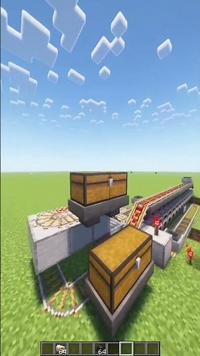 Simple Super Smelter using Minecarts