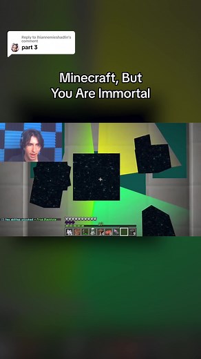 Replying to @lhiannemieshadlin Minecraft, But You Are Immortal | Part 3 #minecraft #minecraftbut #immortal #godmode #minecraftmods