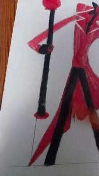 alastor art #alastor #hazbin hotel #daisie