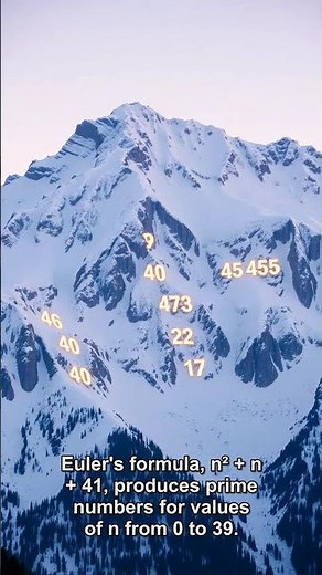 Euler's Prime Formula