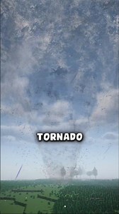 Natural disasters in Minecraft 🤯 #minecraft #minecraftmods #mods