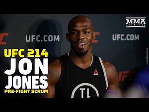 Jon Jones UFC 214 Open Workout Media Scrum - MMA Fighting