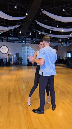 Jillian and Austin learning to dance a Rumba for their first dance. We make learning to dance Fast, Fun, and, Easy. #beginnerdanceclasses #datenightideas #ballroomdancelessons #CouplesActivity #firstdance #LearnToDance #healthylifestyle #weddingdancelessons | Emerald City Ballroom