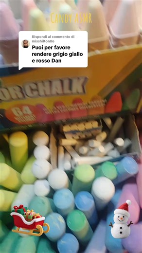 Creative Candy ASMR with Crayola Sidewalk Chalk