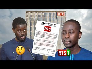 Nauvaise Nouvelle DG de la RTS Pape Alé Niang Président Diomaye Faye..