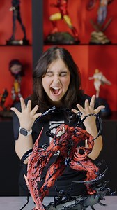 Join us as Cletus Kasady escapes his cardboard box and releases...Carnage. https://side.show/i2fzs #Carnage #CletusKasady #Marvel #Statue #SpiderMan | Sideshow Collectibles