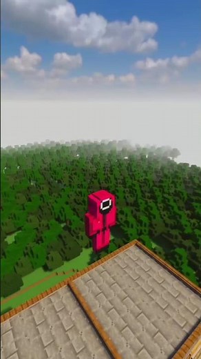 Can 2000 Squid Game soldiers destroya minecraft building ? 🏫 😱 #minecraft #teardown #squidgame #yt