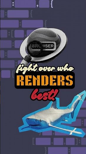 Browsers fight over who renders HTML the best. Which one do you think usually wins?