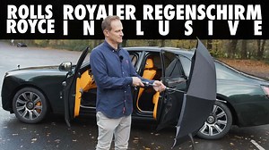 Nicht nur die Regenschirme sind royal, auch die Performance des Rolls-Royce auf der Hausstrecke!!! | Matthias Malmedie