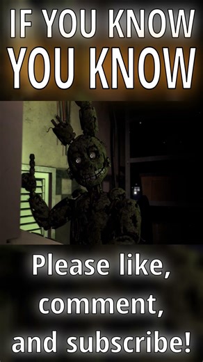 IF YOU KNOW, YOU KNOW #fnaf #fivenightsatfreddys #shorts