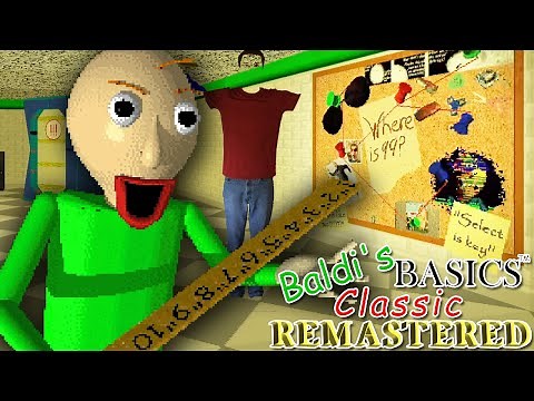 PghLFilms Plays Baldi's Basics Classic Remastered [all secrets??]