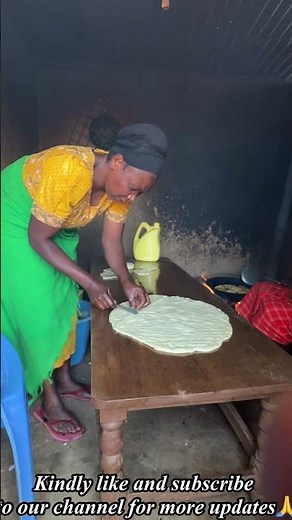 African Mum Cooks Mandazi on a Smoky Fire | Traditional Village Cooking 🍩🔥#shorts