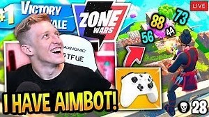 Tfue uses CONTROLLER in competitive | Fortnite Hub