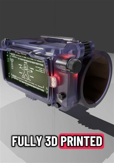 Custom Pipboy Design with BAMBULAB A1