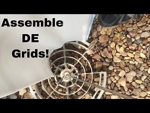 Pool Basics: How to assemble D.E. Filter Grids in a DE pool filter? Please Subscribe.