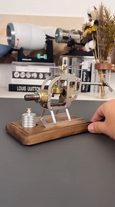 1.3K views · 19 reactions | Desktop helicopter.#stirlingengine | Daniel Lewis | Facebook