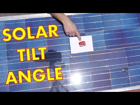 DIY Solar Panel: Best Angle for Solar Panels, Optimum Tilt Angle and Direction