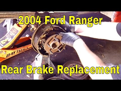 2004 Ford Ranger Rear Brake Shoe Replacement
