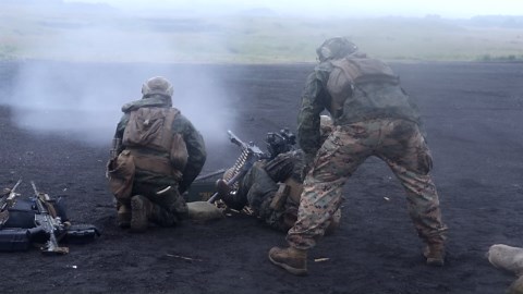 31st MEU Fires Heavy Weapons in Japan Training