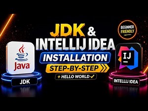 Java Setup for Beginners | Install JDK + IntelliJ IDEA