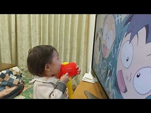 忍たま乱太郎OP勇気100％のヘムヘム登場で絶対に笑う2歳児㉖【2020年12月24日（木）放送 「四年生頂上決戦！前編 の段】