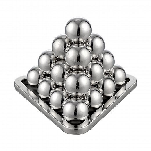😲😲The Pyramid Puzzle: a mental challenge with ten levels of difficulty! The stacked metal spheres represent not just structural engineering, but also the ultimate test of spatial logic. ✨✨From disassembly to reassembly, every step is a leap in thinking—children can improve their concentration and spatial imagination; ☄️☄️adults can enjoy a relaxing and stress-relieving mental workout. Dare to climb this 'Mount Everest of Brainpower' and push your brain to its limits in this challenge?❤️❤️ | Mo