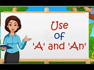 Use of a and an with pictures for kids | Articles A and An for Kids | UKG