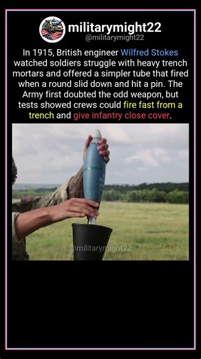 Close Up Mortar Drop Into Muzzle Launch Training #military