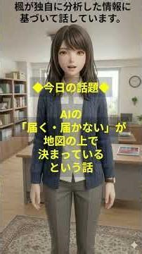 AIの「届く・届かない」が地図の上で決まっているという話｜一瀬楓の研究ログ #shorts
