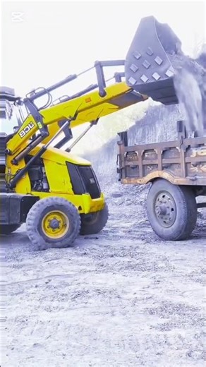 Extreme JCB Sand Loading Tractor 😱🚜 #shorts