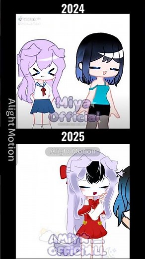 Results 2024 and 2025 // #gacha #gachacomunidade #gachaclub #lunimememes #gachalife #memes #edit