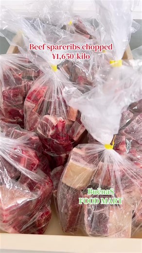 Fresh Beef Spareribs Ready to Ship in Japan