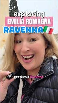 Exploring hidden gems in 🇮🇹 We are in RAVENNA, UNESCO protected, beautiful city in Emilia Romagna