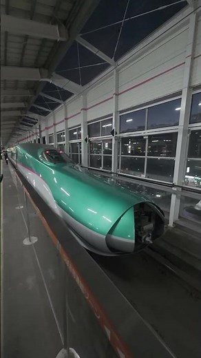 【福島駅】E5系 連結部カバー開放の瞬間｜東北新幹線 併結作業シーン