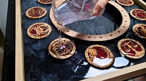 4.5K views · 55 reactions | The Best Galactic Table with Starry Ceiling Projection Made with xTool S1 In this video we show how to make The Best Galactic Table with Starry Ceiling Projection Made with xTool S1 This table is completely handcrafted DIY. | Wood Season | Facebook