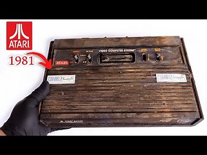 Restoring Atari 2600 - Retro Console Restoration - ASMR