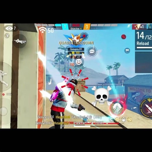M500 Headshot + G18 Rush 💀 Deadly Combo Gameplay