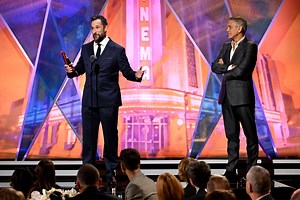 Golden Globes 2026: Noah Wyle kisses George Clooney on the cheek as The Pitt wins big