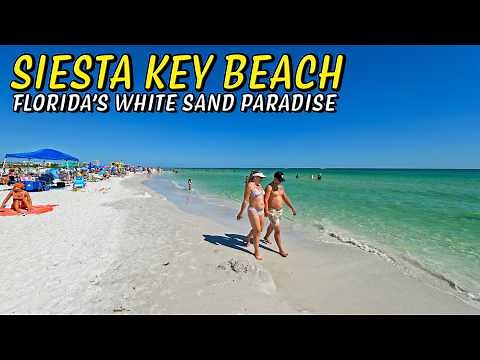 Siesta Key Beach Walk | Florida’s White Sand Paradise