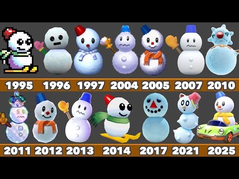 Evolution of Snowman Foes in Nintendo Games (1995-2026)