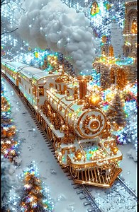 2.2M views · 64K reactions | The Santa Express Credit: Conceptual_Visions Art | Gifs, Vids & Music Etc | Facebook